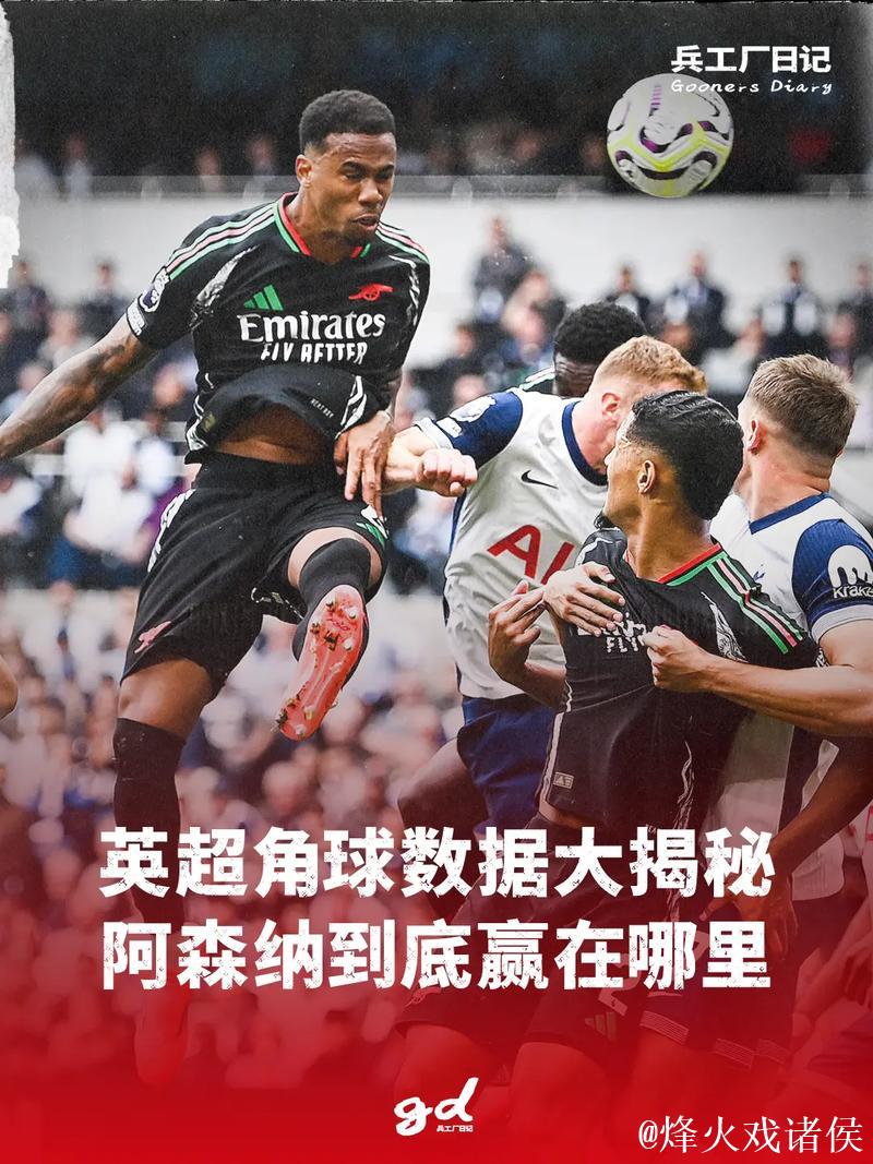 曼联本赛季英超已通过角球机会打入7球，仅次于阿森纳